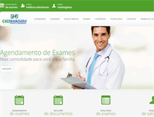 Tablet Screenshot of cedimagem.com.br